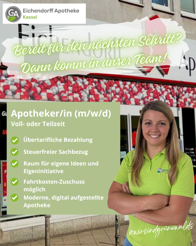 Stellenanzeige Eichendorff Apotheke Kassel Bianca Grünewald